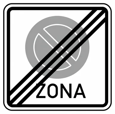 524. ceļa zīme „Stāvēšanas aizlieguma zonas beigas” 524. ceļa zīme „Stāvēšanas aizlieguma zonas beigas”