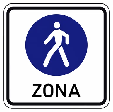 527. ceļa zīme „Gājēju ceļu zona” 527. ceļa zīme „Gājēju ceļu zona”