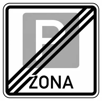 530. ceļa zīme „Stāvvietu zonas beigas” 530. ceļa zīme „Stāvvietu zonas beigas”