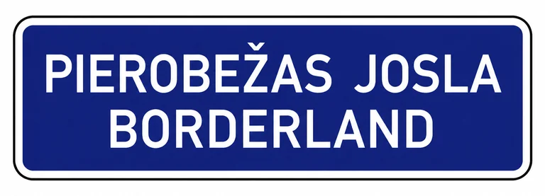 549. ceļa zīme „Pierobežas joslas sākums” 549. ceļa zīme „Pierobežas joslas sākums”