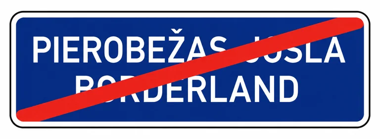 550. ceļa zīme „Pierobežas joslas beigas” 550. ceļa zīme „Pierobežas joslas beigas”