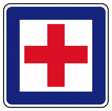 601. ceļa zīme „Medicīniskās palīdzības punkts” 601. ceļa zīme „Medicīniskās palīdzības punkts”