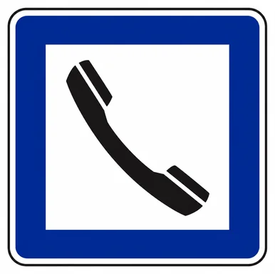 607. ceļa zīme „Telefons” 607. ceļa zīme „Telefons”