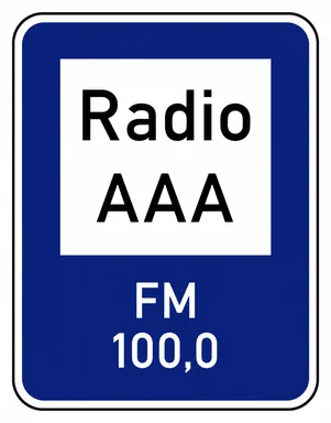 623. ceļa zīme „Radiokanāls ceļu satiksmes informācijas sniegšanai” 623. ceļa zīme „Radiokanāls ceļu satiksmes informācijas sniegšanai”