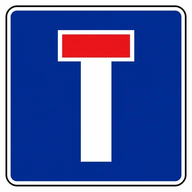 711. ceļa zīme „Strupceļš” 711. ceļa zīme „Strupceļš”